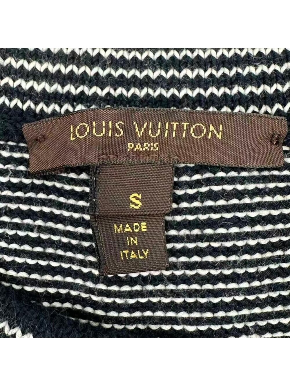 Louis Vuitton Vest Logo Sleeveless Knit Black - Picture 4 of 6